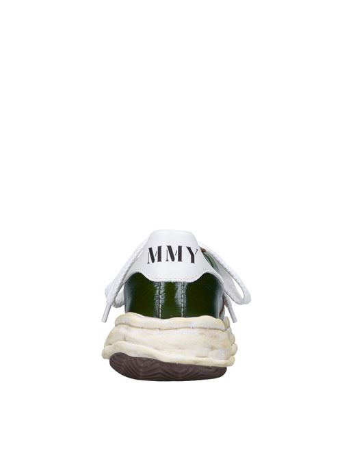 Sneakers in pelle MAISON MIHARA YASUHIRO | A14FW736VERDE-BIANCO